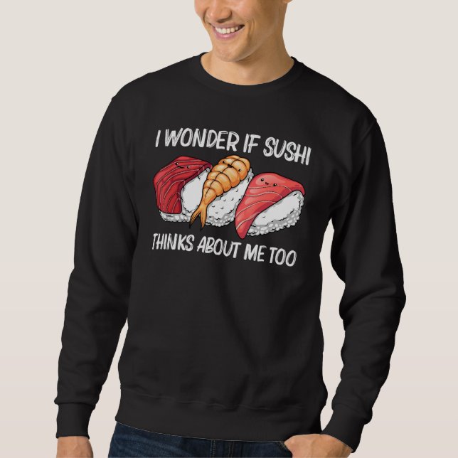 Sudadera Sushi For Men Women Kids Japanese Sushi (Anverso)