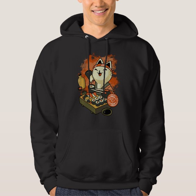 Sudadera Sushi Master Cat Sweatshirt (Anverso)