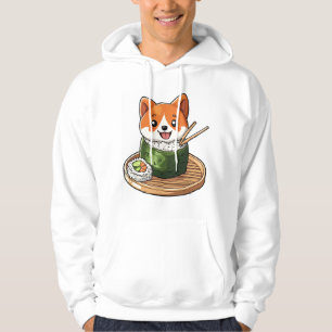 Sudadera Sushi Shiba � Perro De Comida Divertido