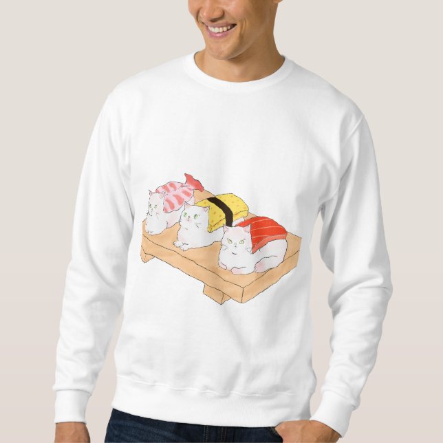 Sudadera Sushimeow: Purrfección en un plato (Anverso)