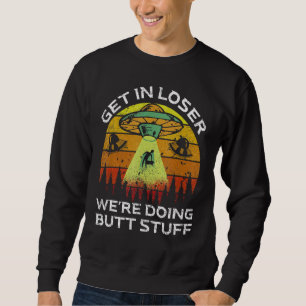 Sudadera Sustracción de ciencia de creación retro de OVNI a