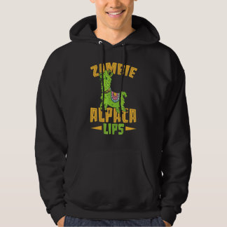 Sudadera Susurrador de Alpacas Llama Alpacalips Zombie