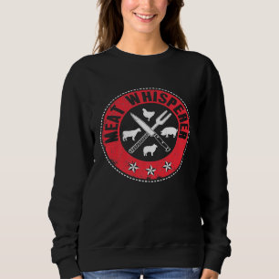 Sudadera Susurrador de Carne Chef Principal Carnicero Bar
