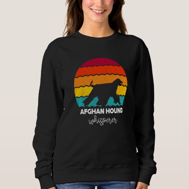 Sudadera Susurrador de Lebrel Afgano (Anverso)
