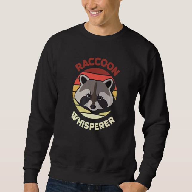 Sudadera Susurrador de Mapaches Alimentador de Mapaches Map (Anverso)