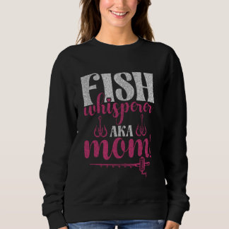Sudadera Susurrador de Peces ¡AKA Mamá! Mamá Pescadora