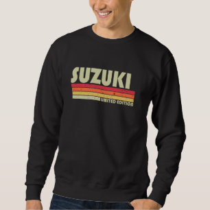 Sudadera Suzuki retro vintage japonés nombre
