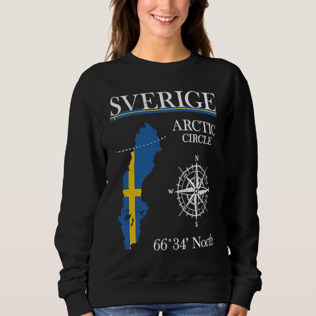 Sudadera Sverige Arctic Circle  Adventure  Sweden Swedish F (Anverso)