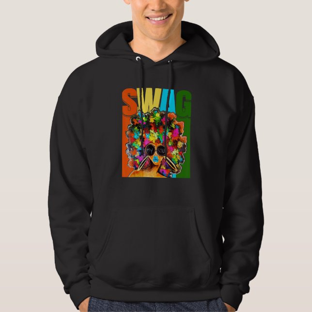 Sudadera Swag My Soul Black Girl Melanin African American (Anverso)