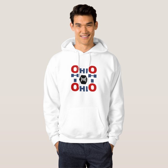 SUDADERA SWEAT A CAPUCHA BÁSICA OHIO DEPORTE (Anverso completo)