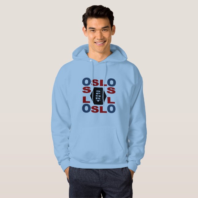 SUDADERA SWEAT A CAPUCHA BÁSICA OSLO DEPORTE (Anverso completo)