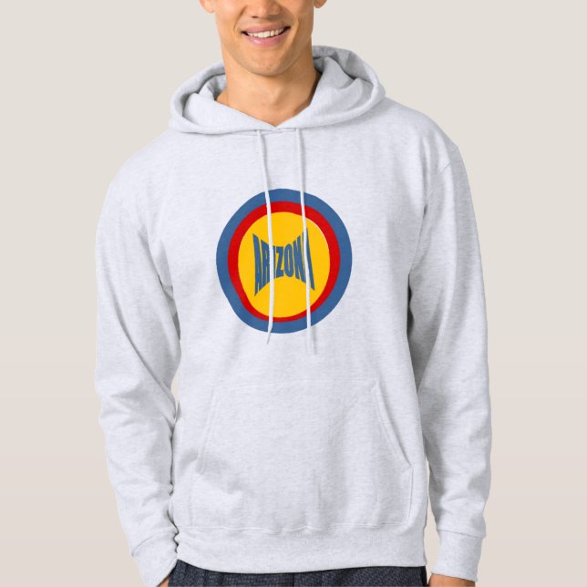 Sudadera Sweat à capuche cendre  ARIZONA (Anverso)