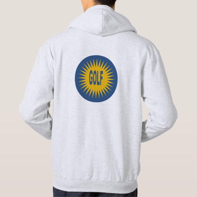 Sudadera Sweat à capuche cendre dos homme  SOLEIL  GOLF (Reverso)