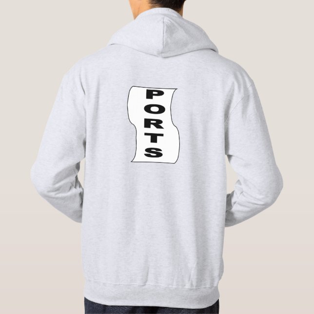 Sudadera Sweat à capuche cendre homme  SPORTS (Reverso)