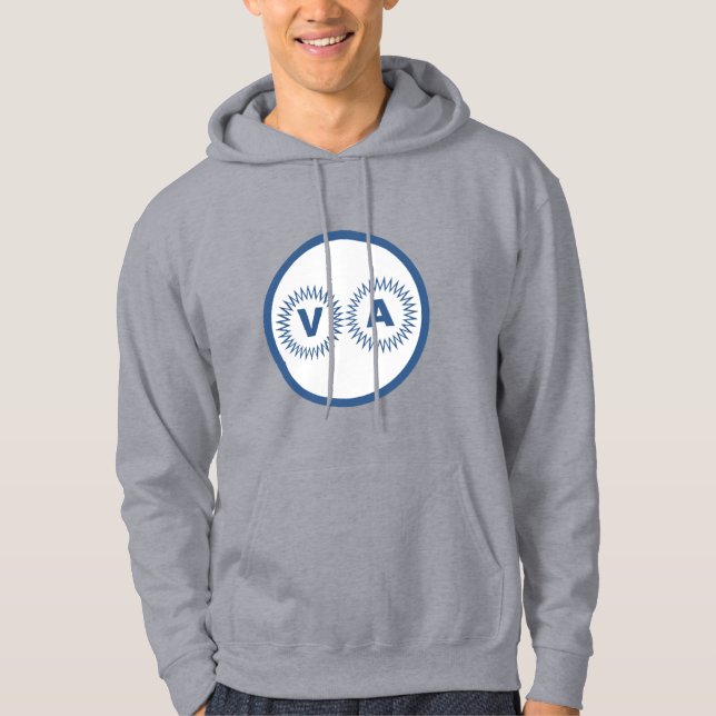 Sudadera Sweat à capuche grise homme  DESIGN  VIRGINIA  (Anverso)