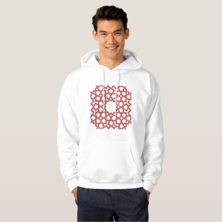 Sudadera Sweat à capuche Mosaïque marocaine rouge MAMLUK
