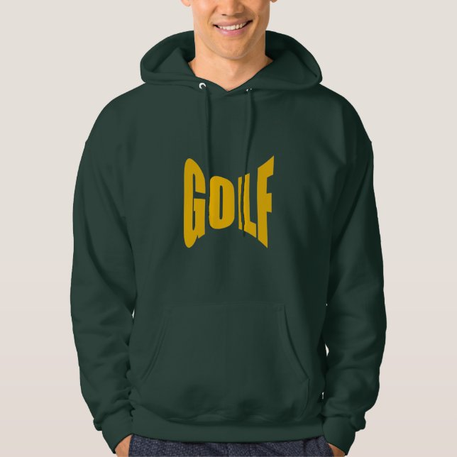 Sudadera Sweat à capuche vert foret homme  GOLF (Anverso)