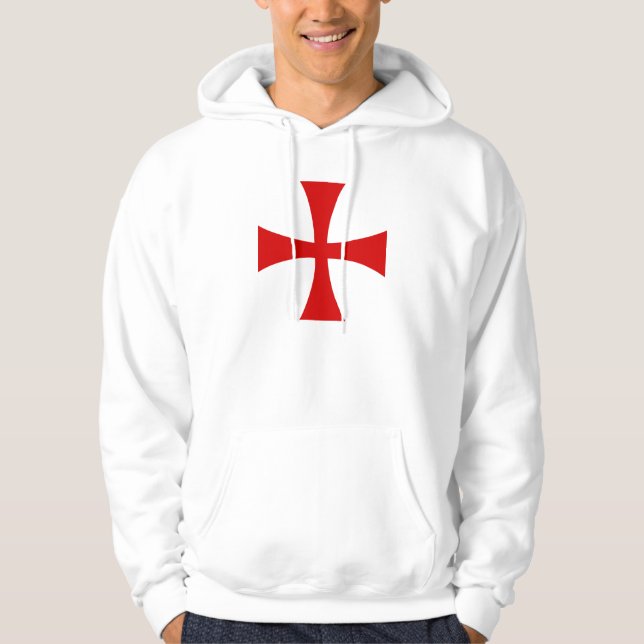 Sudadera Sweat Blanco Cruz Pattée (Anverso)
