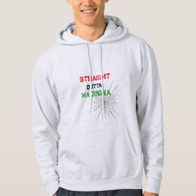 Sudadera Sweat capuche straight outta MADININA (Anverso)