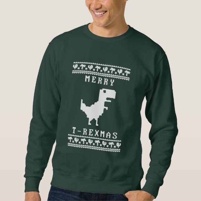 Sudadera Sweat Merry T-Rexmas (Anverso)