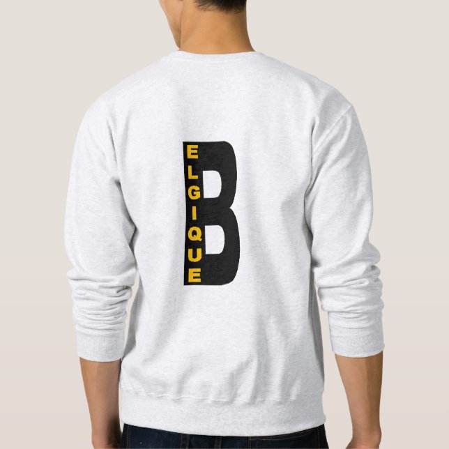 Sudadera Sweat-shirt cendre DOS homme  BELGIQUE (Reverso)