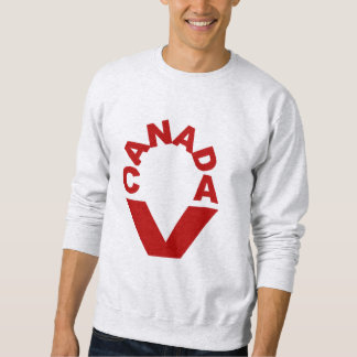 Sudadera Sweat-shirt cendre hommes CANADA VICTORY