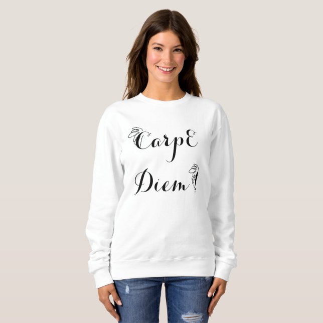 Sudadera Sweat-shirt femme Carpe Diem (Anverso completo)