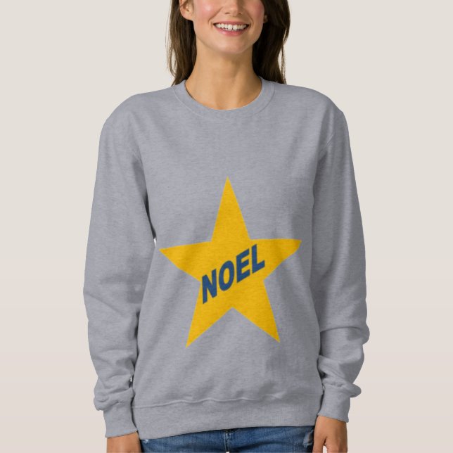 Sudadera Sweat shirt grise femme ETOILE  NOEL (Anverso)