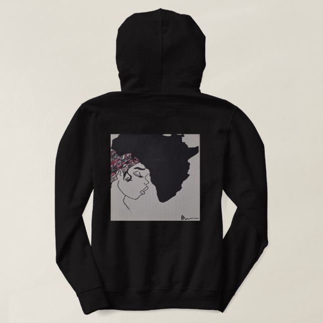 Sudadera sweat street afro (Reverso del diseño)