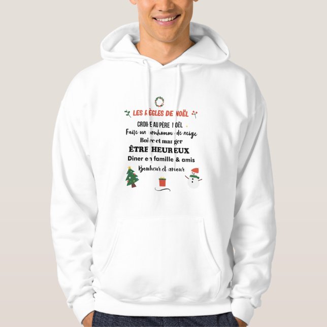 Sudadera Sweatshirt à capuche Noël (Anverso)