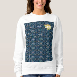 Sudadera Sweatshirt - AMOR / Azul - Adiela Akoo