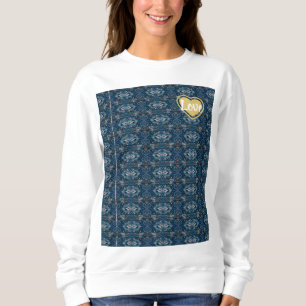 Sudadera Sweatshirt - AMOR / Azul - Adiela Akoo