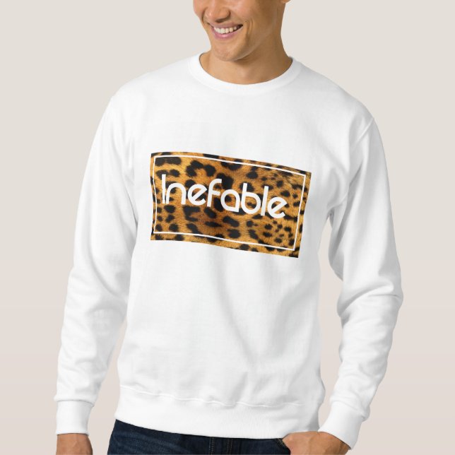 Sudadera sweatshirt ANIMAL básica logo INEFABLE (Anverso)
