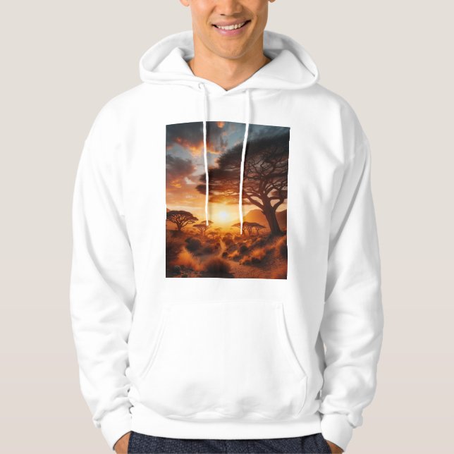 Sudadera "Sweatshirt básico encapuchado masculino - clásico (Anverso)