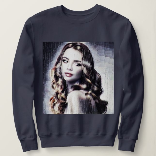 Sudadera Sweatshirt Beauté brune o (Anverso del diseño)