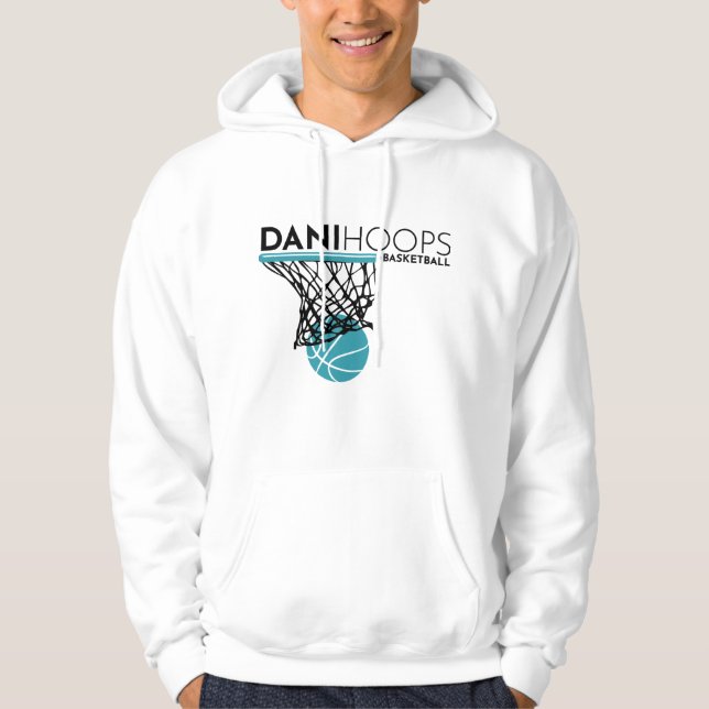Sudadera Sweatshirt - Blanco - Dani Hoops Basketball (Anverso)