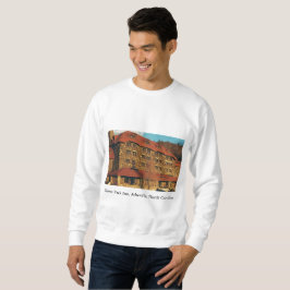 Sudadera Sweatshirt blanco masculino con Grove Park Inn Pho