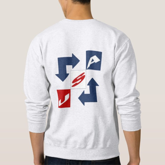Sudadera Sweatshirt cendre homme  DESIGN  USA  (Reverso)