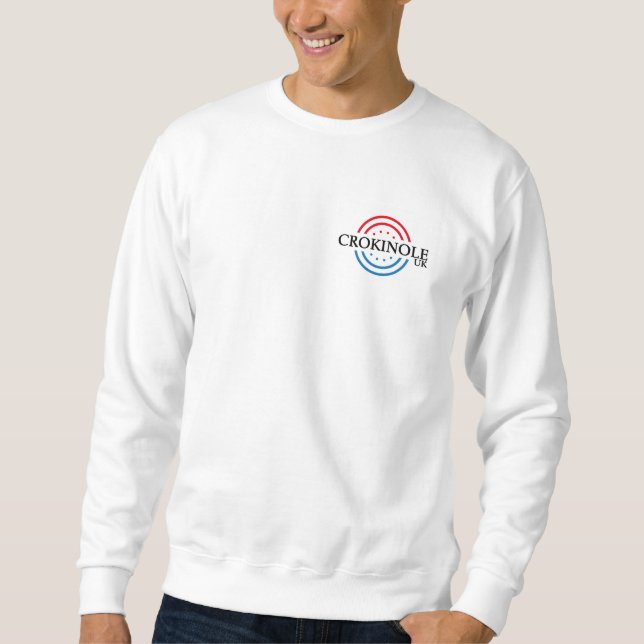 Sudadera Sweatshirt - Classic Crokinole UK Logo (Anverso)