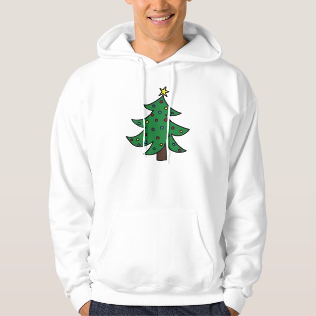 Sudadera Sweatshirt de árbol de Navidad (Anverso)