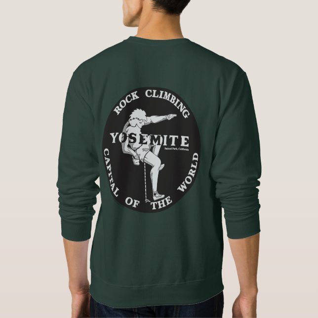 Sudadera Sweatshirt de escalada de rock yosemite (Reverso)