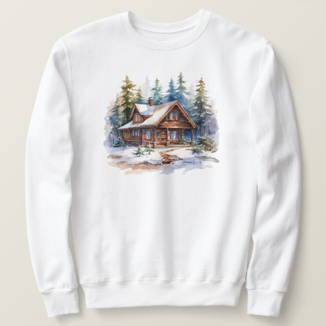 Sudadera Sweatshirt de la cabina de invierno (Anverso del diseño)