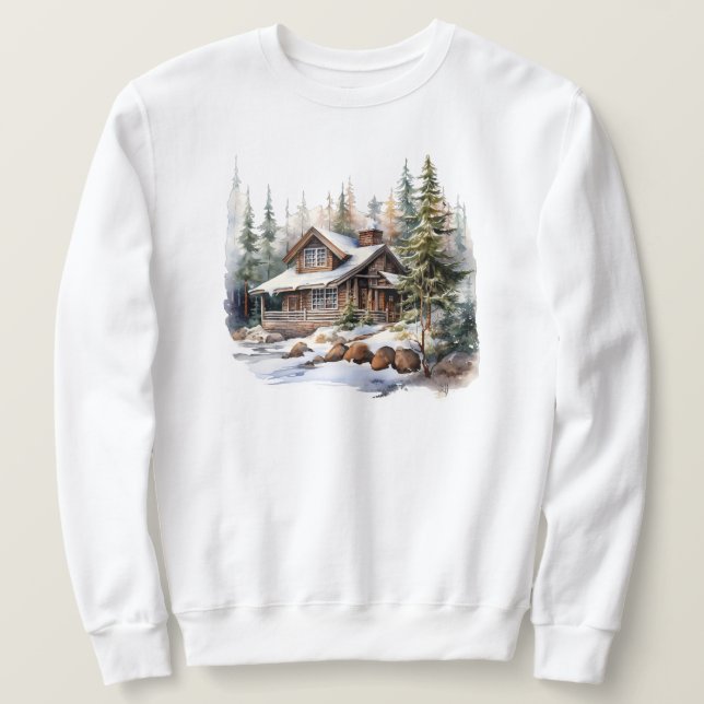 Sudadera Sweatshirt de la cabina de invierno (Anverso del diseño)