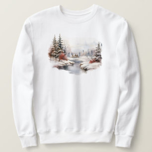 Sudadera Sweatshirt de la escena de invierno