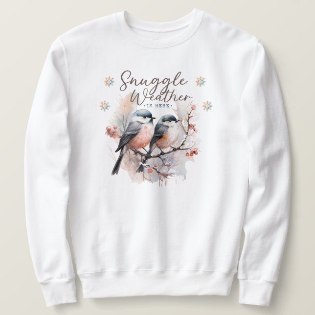 Sudadera Sweatshirt de la escena de invierno (Anverso del diseño)