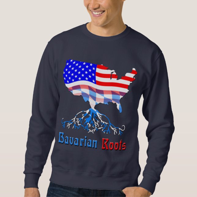 Sudadera Sweatshirt de raíces americanas bávaras (Anverso)