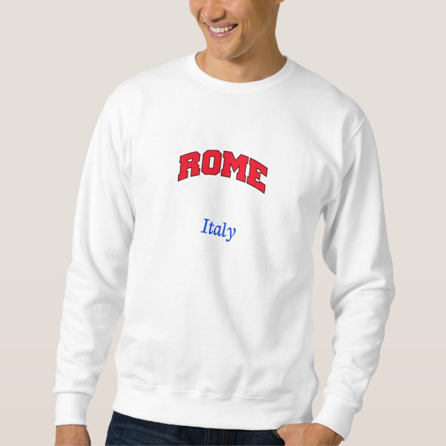 Sudadera Sweatshirt de Roma Italia (Anverso)