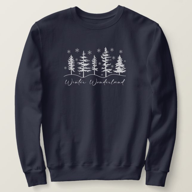 Sudadera Sweatshirt de Winter Wonderland (Anverso del diseño)