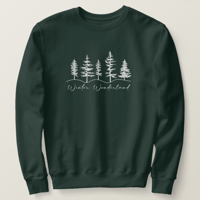 Sudadera Sweatshirt de Winter Wonderland (Anverso del diseño)