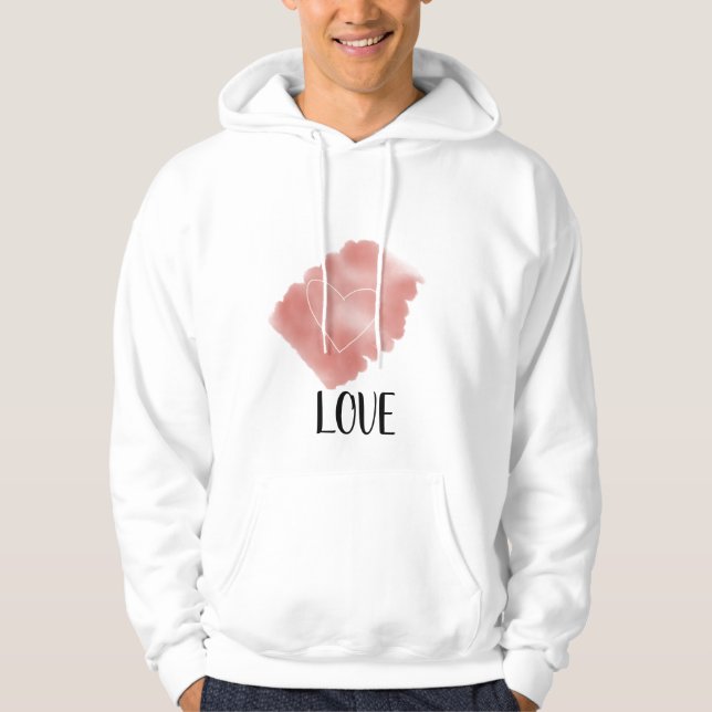 Sudadera Sweatshirt del corazón de amor (Anverso)